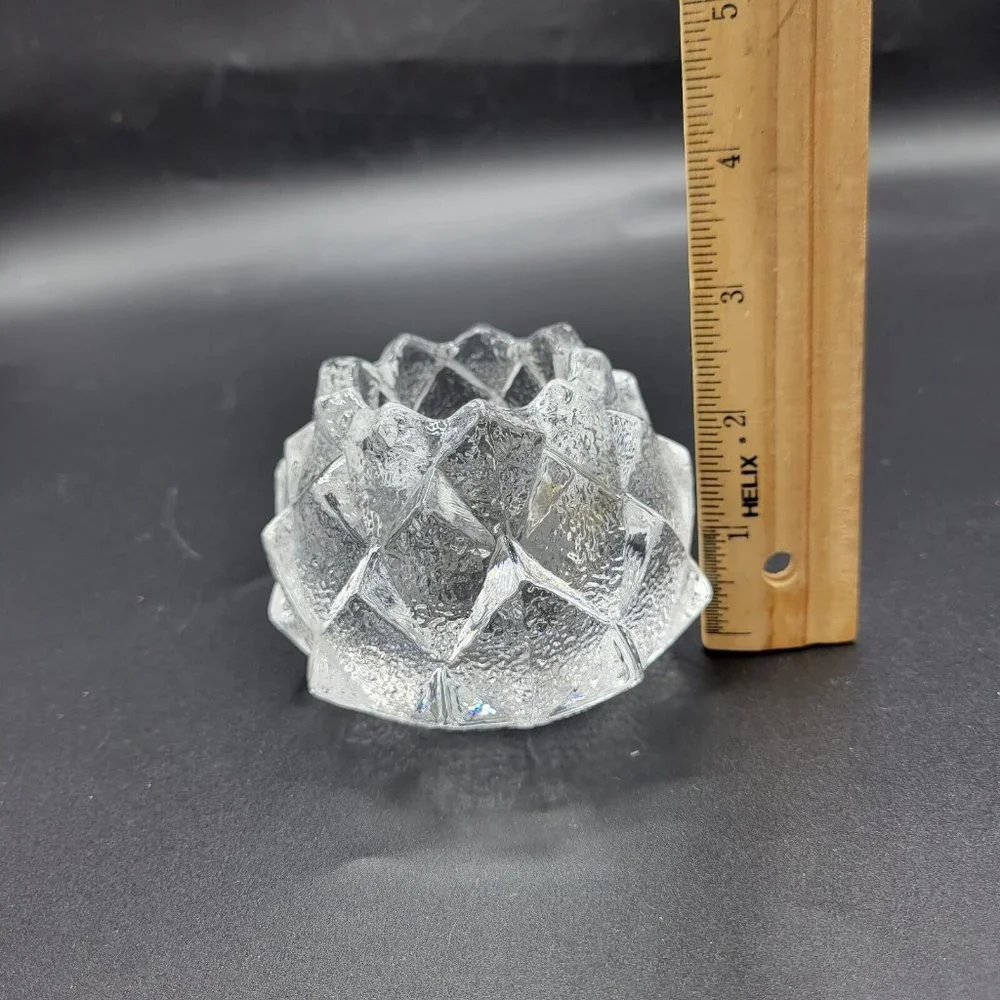 Orrefors Sweden Nimbus Glass Votive Candleholder New Without Tags - Picture 7 of 8